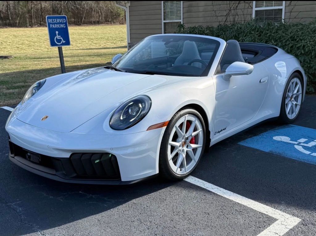 Ice Gray Metallic 2026 Porsche 911 Carrera GTS Cabriolet RWD Convertible Rear-Wheel Drive 8-Speed Automatic