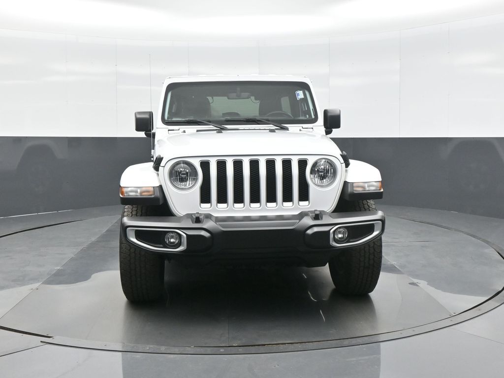 Used 2022 Jeep Wrangler Unlimited Sahara with VIN 1C4HJXEG4NW255267 for sale in Kansas City