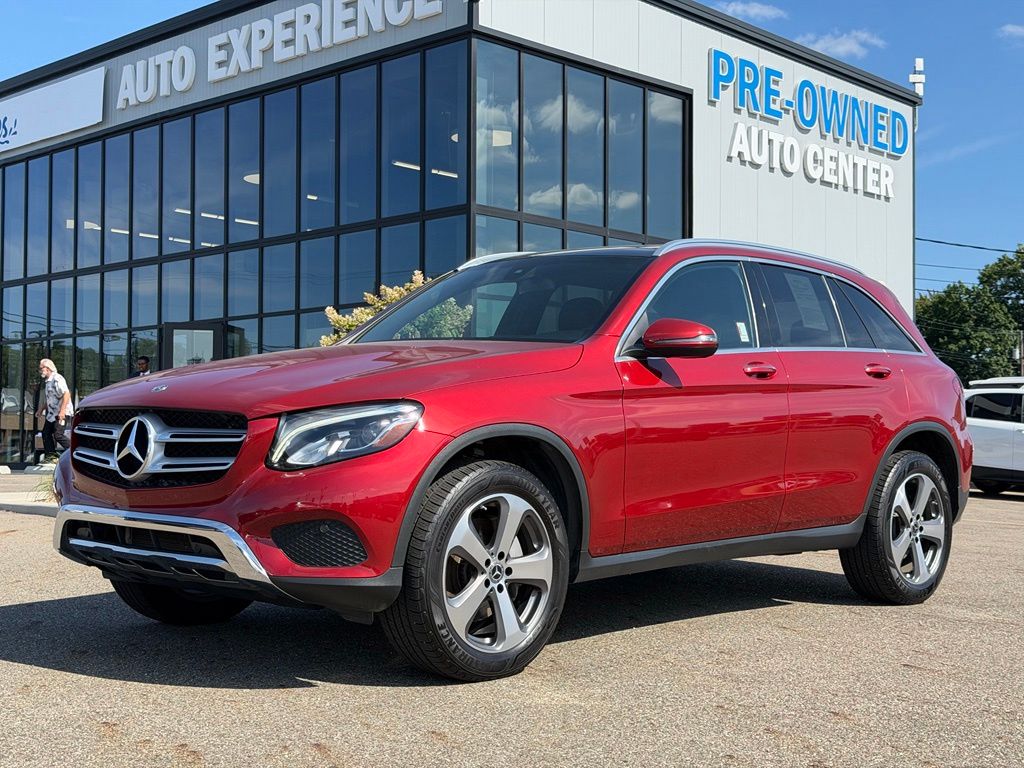 Red 2018 Mercedes-Benz GLC SUV / Crossover All-Wheel Drive 9-Speed Automatic