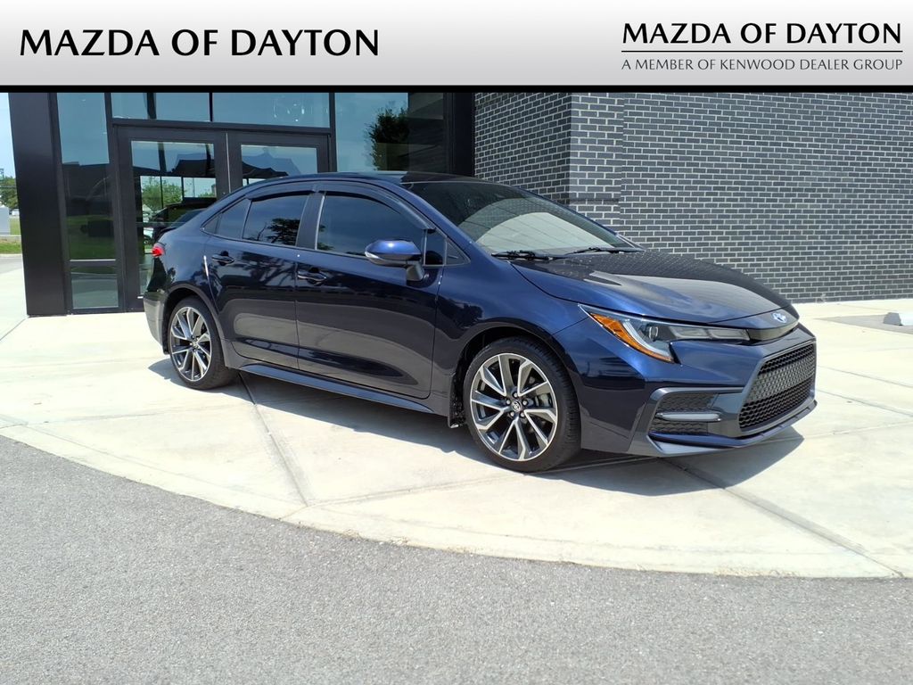 Black Sand Pearl 2021 Toyota Corolla Sedan Front-Wheel Drive Continuously Variable Transmission