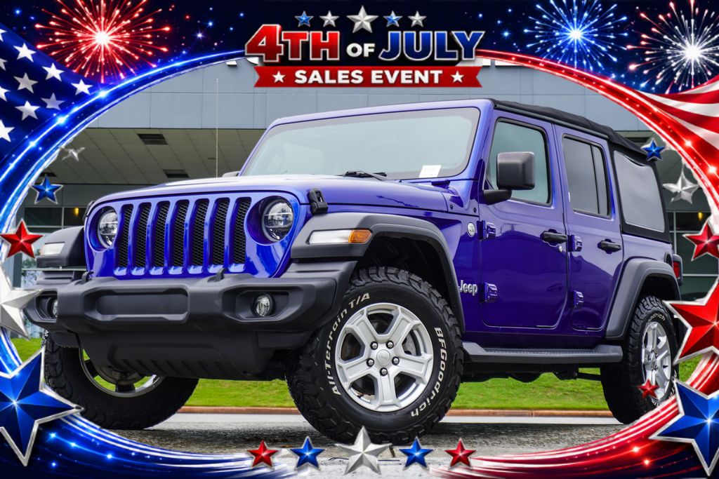 Ocean Blue Metallic Clearcoat 2020 Jeep Wrangler SUV / Crossover Four-Wheel Drive 8-Speed Automatic
