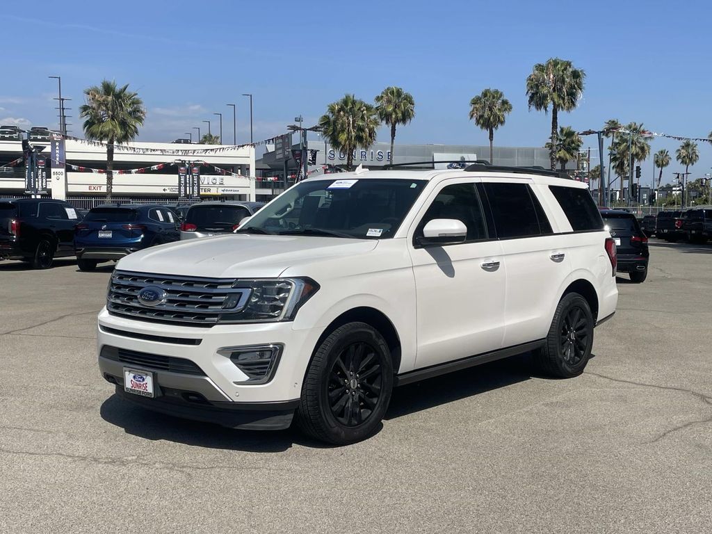 White Platinum Metallic Tri-Coat 2019 Ford Expedition Limited 4WD SUV / Crossover Four-Wheel Drive Automatic