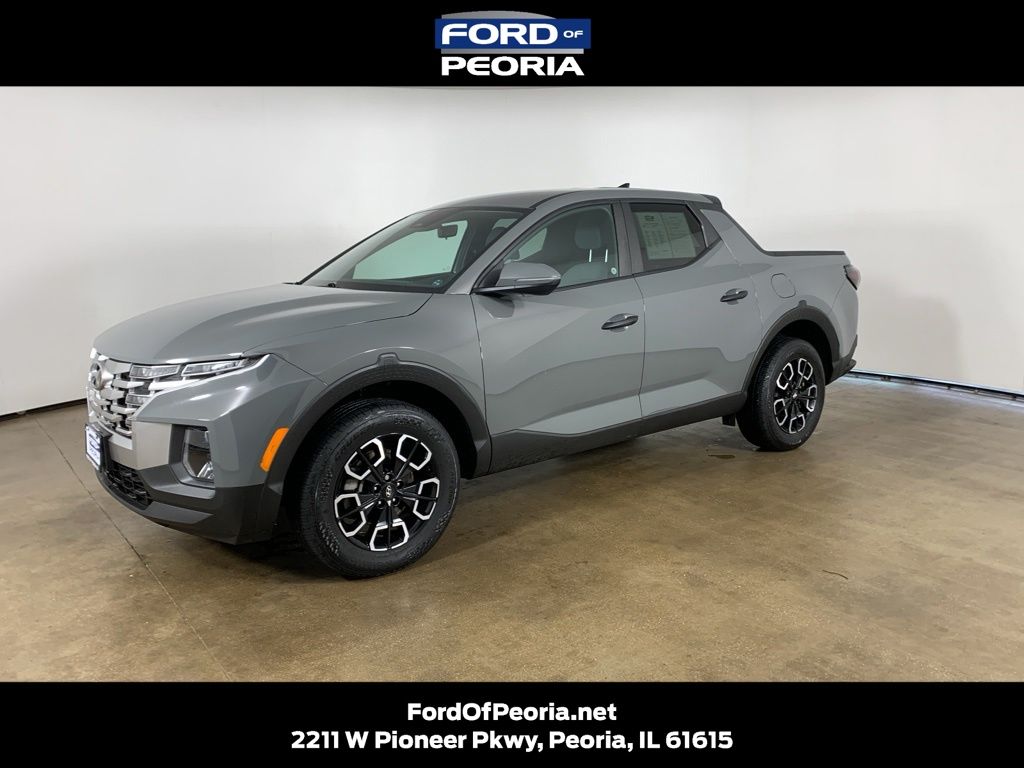 Hampton Gray 2024 Hyundai Santa Cruz SEL Crew Cab FWD Pickup Truck Front-Wheel Drive 8-Speed Automatic