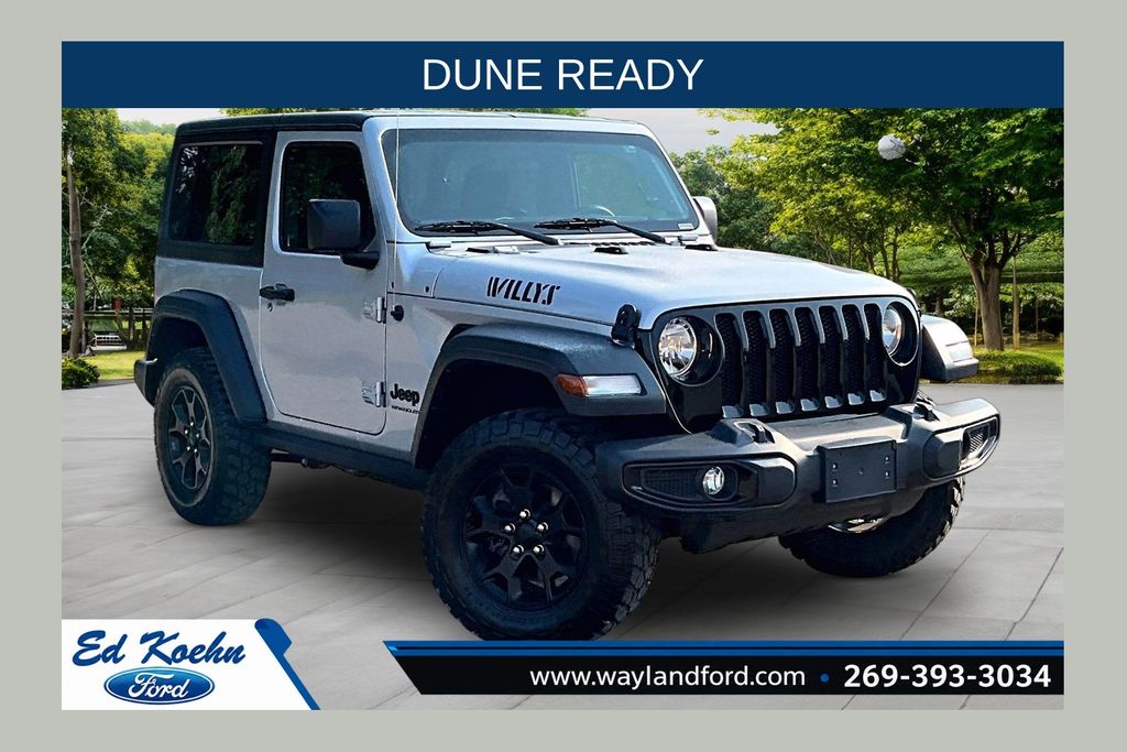 Silver Zynith Clearcoat 2023 Jeep Wrangler SUV / Crossover Four-Wheel Drive 8-Speed Automatic