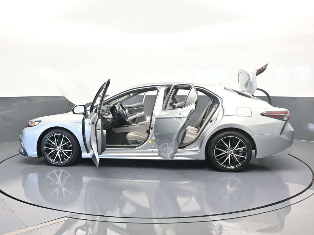 Used 2021 Celestial Silver Metallic Toyota SE image 70