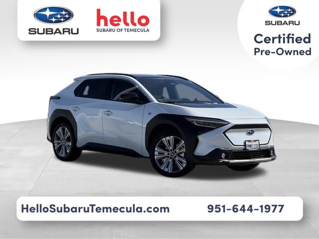 Cosmic White Pearl 2023 Subaru Solterra Touring AWD SUV / Crossover All-Wheel Drive 1-Speed Automatic