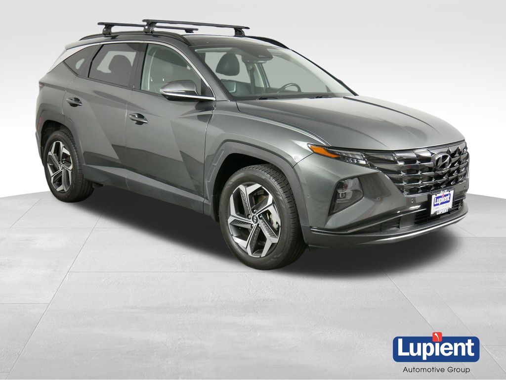 Amazon Gray 2022 Hyundai Tucson SUV / Crossover All-Wheel Drive 8-Speed Automatic