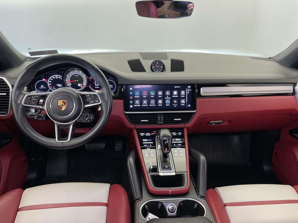 2022 Porsche Cayenne Coupe Platinum Edition White at Audi Porsche Sewickley
