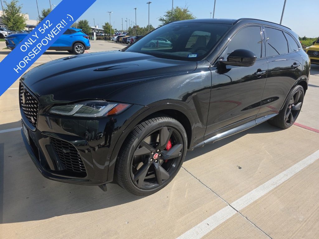 Santorini Black 2023 Jaguar F-PACE SUV / Crossover All-Wheel Drive 8-Speed Automatic