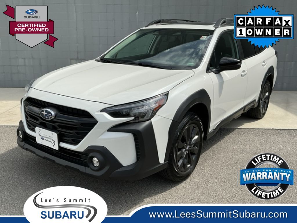 Crystal White Pearl 2025 Subaru Outback Onyx Edition AWD SUV / Crossover All-Wheel Drive Continuously Variable Transmission