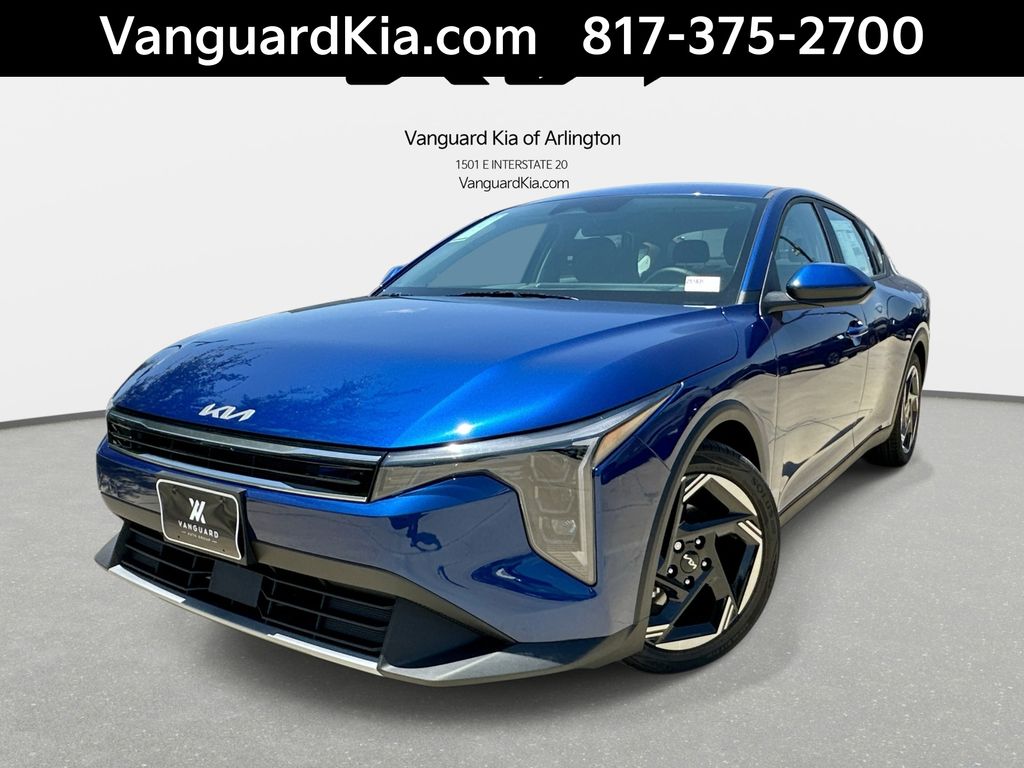 Deep Sea Blue 2025 Kia K4 EX FWD Sedan Front-Wheel Drive Continuously Variable Transmission