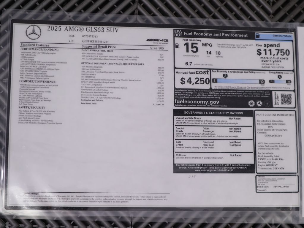 2025 Mercedes-Benz GLS 63 AMG 9