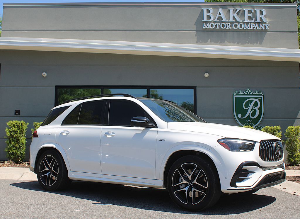 White 2024 Mercedes-Benz GLE SUV / Crossover All-Wheel Drive 9-Speed Automatic