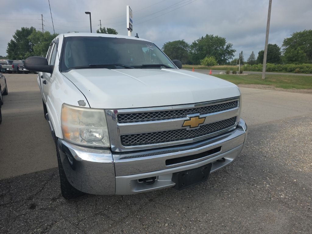 Summit White 2012 Chevrolet Silverado 1500 Pickup Truck Four-Wheel Drive 6-Speed Automatic Overdrive