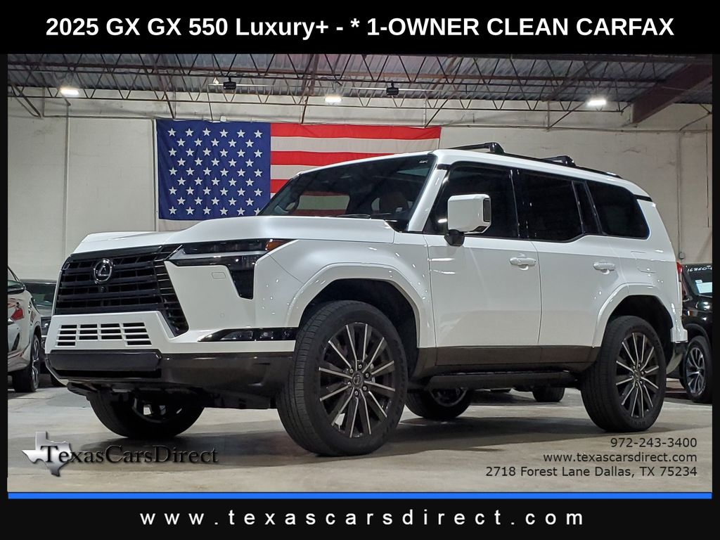 Eminent White Pearl 2025 Lexus GX 550 Luxury+ AWD SUV / Crossover All-Wheel Drive Automatic