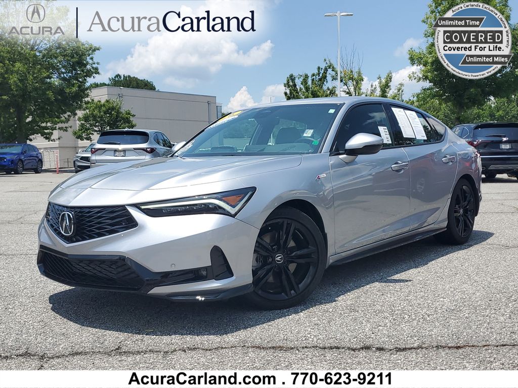 Solar Silver Metallic 2026 Acura Integra Sedan Front-Wheel Drive Continuously Variable Transmission