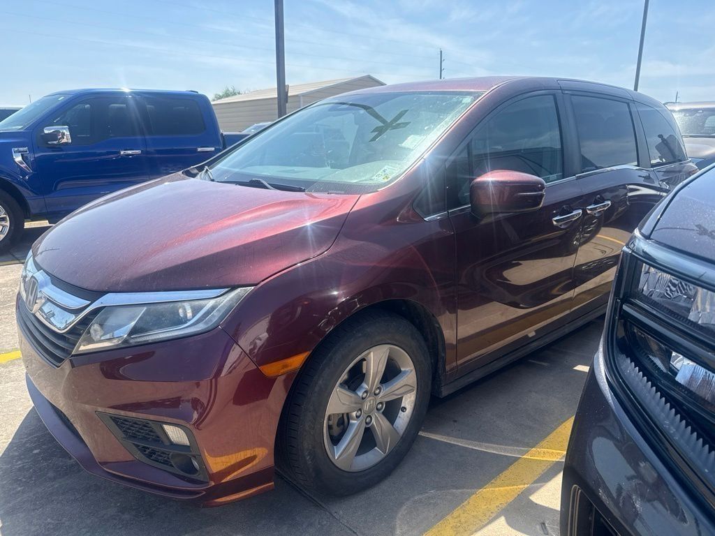 Red 2019 Honda Odyssey Minivan Front-Wheel Drive 9-Speed Automatic