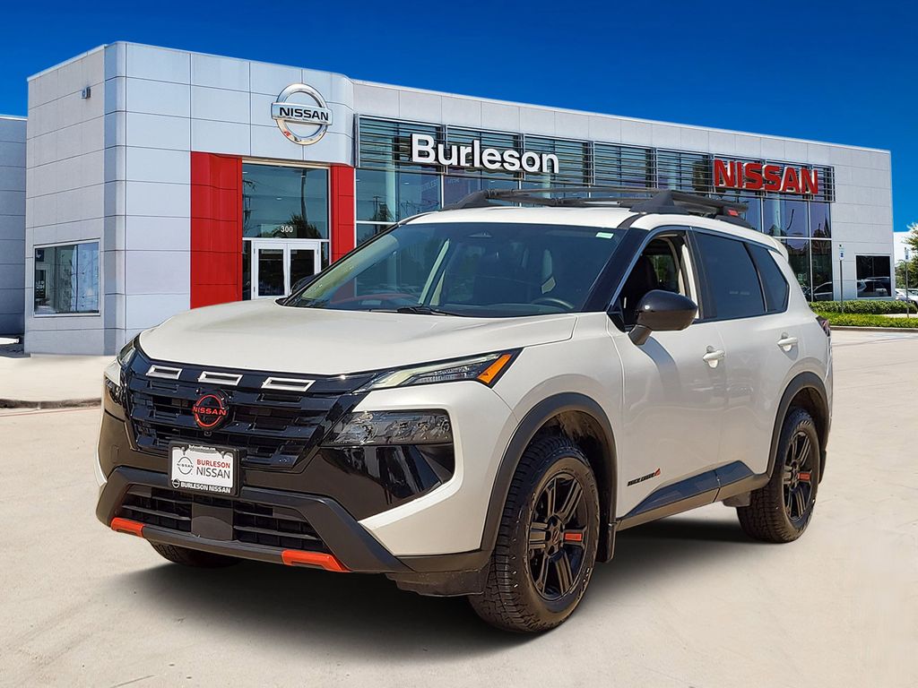 Everest White Pearl 2025 Nissan Rogue SUV / Crossover All-Wheel Drive Continuously Variable Transmission