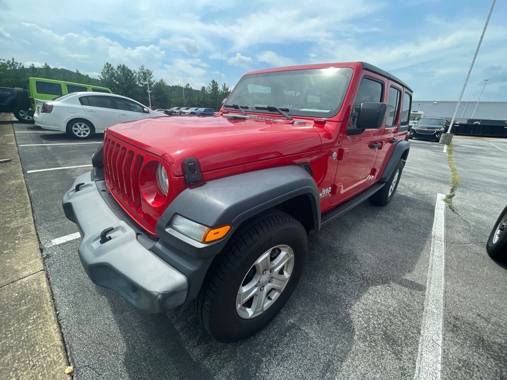 Firecracker Red Clearcoat 2018 Jeep Wrangler SUV / Crossover Four-Wheel Drive 8-Speed Automatic