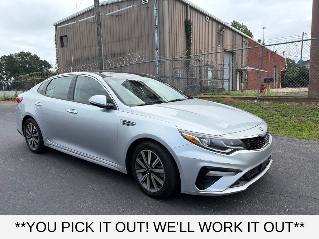 Sparkling Silver 2020 Kia Optima Sedan Front-Wheel Drive 7-Speed Automatic