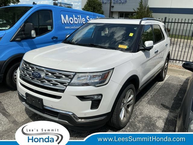 White Platinum Metallic Tri-Coat 2019 Ford Explorer SUV / Crossover All-Wheel Drive 6-Speed Automatic