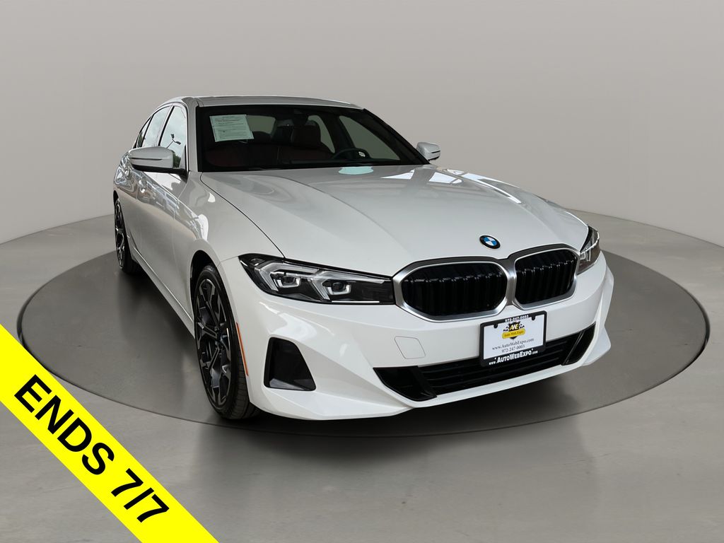 Alpine White 2025 BMW 3 Series Sedan Rear-Wheel Drive 8-Speed Automatic