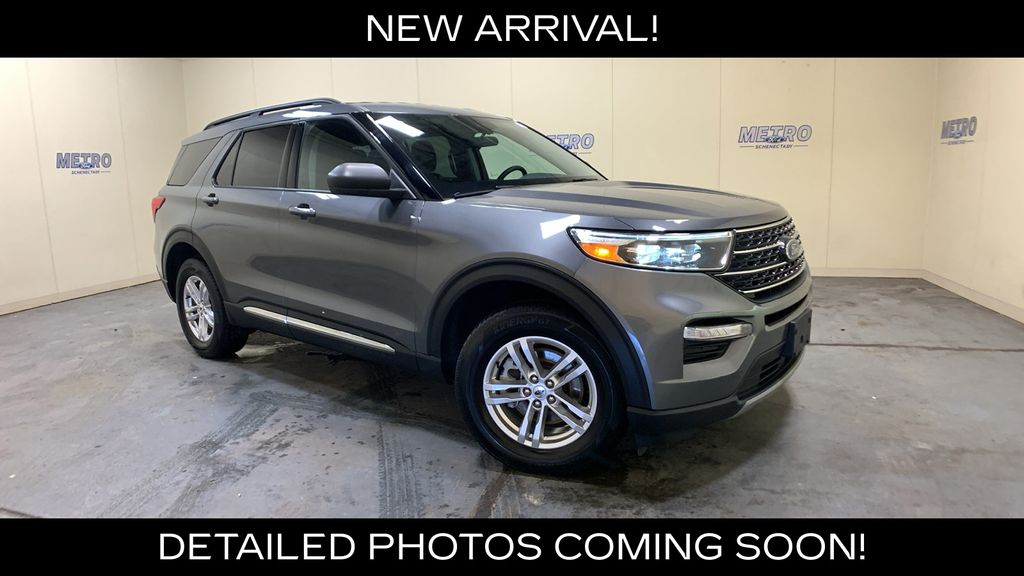 Gray Metallic 2023 Ford Explorer SUV / Crossover All-Wheel Drive Automatic