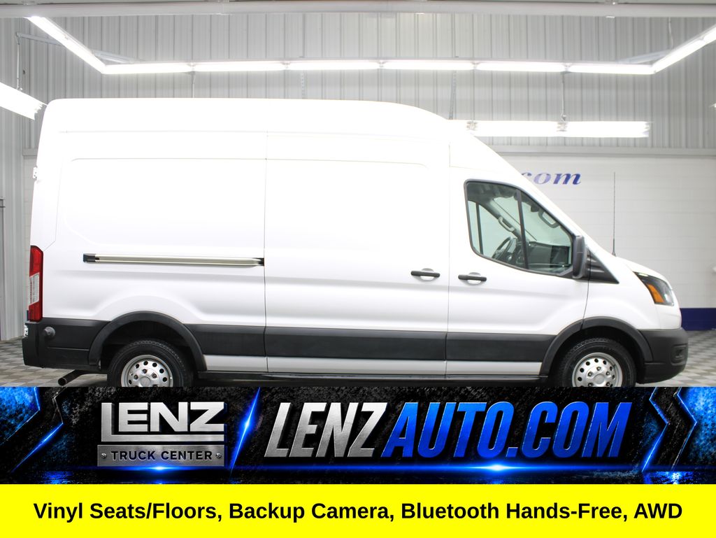 Oxford White 2025 Ford Transit Cargo Van All-Wheel Drive