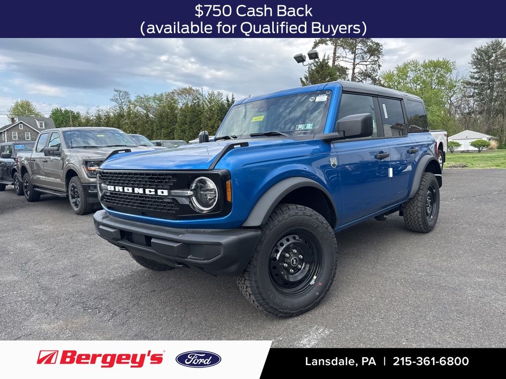 Velocity Blue Metallic 2026 Ford Bronco Big Bend 4-Door 4WD SUV / Crossover Four-Wheel Drive Automatic