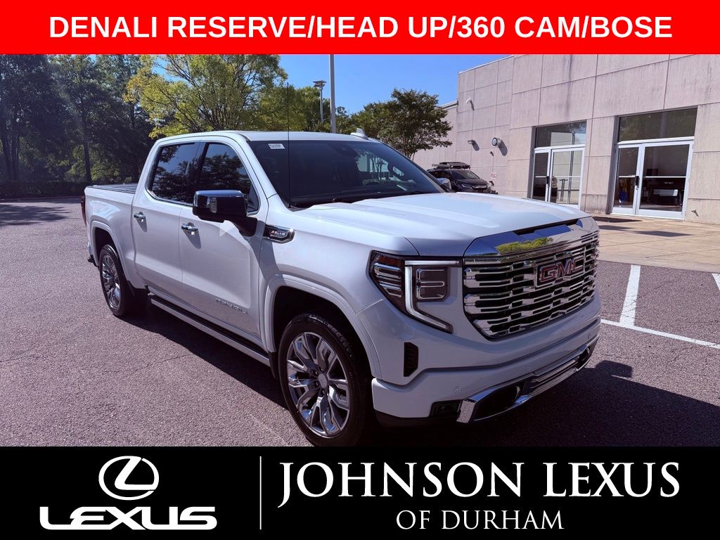 White Frost Tricoat 2024 GMC Sierra 1500 Pickup Truck Four-Wheel Drive Automatic
