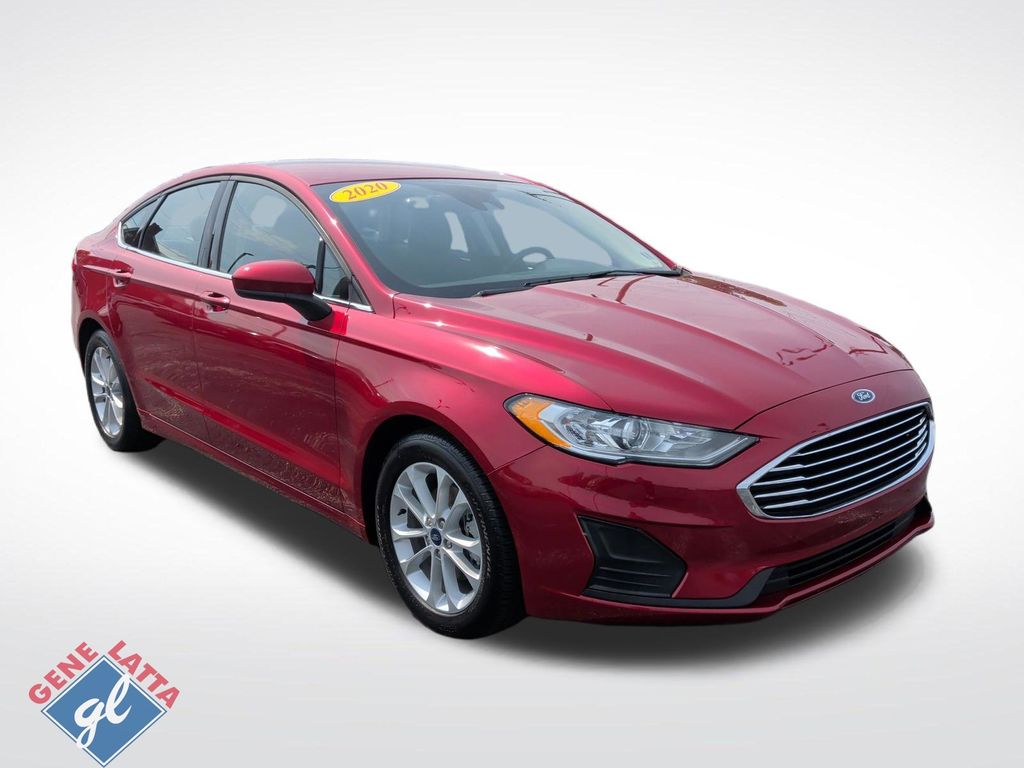 Rapid Red Metallic Tinted Clearcoat 2020 Ford Fusion Sedan Front-Wheel Drive 6-Speed Automatic