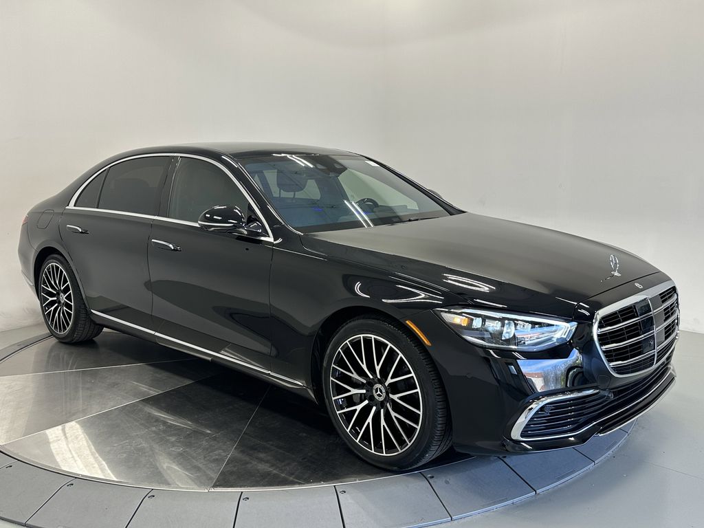 Black 2024 Mercedes-Benz S-Class S 580 4MATIC Sedan All-Wheel Drive 9-Speed Automatic