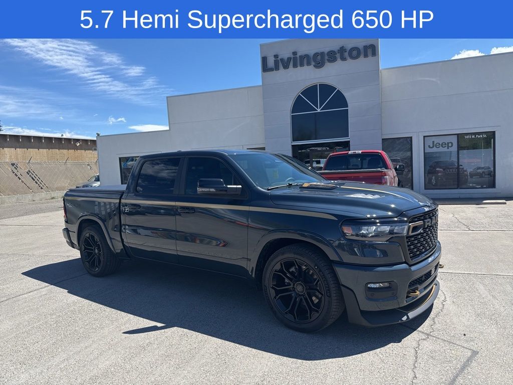 Forged Blue Metallic 2026 RAM 1500 Pickup Truck Four-Wheel Drive 8-Speed Automatic