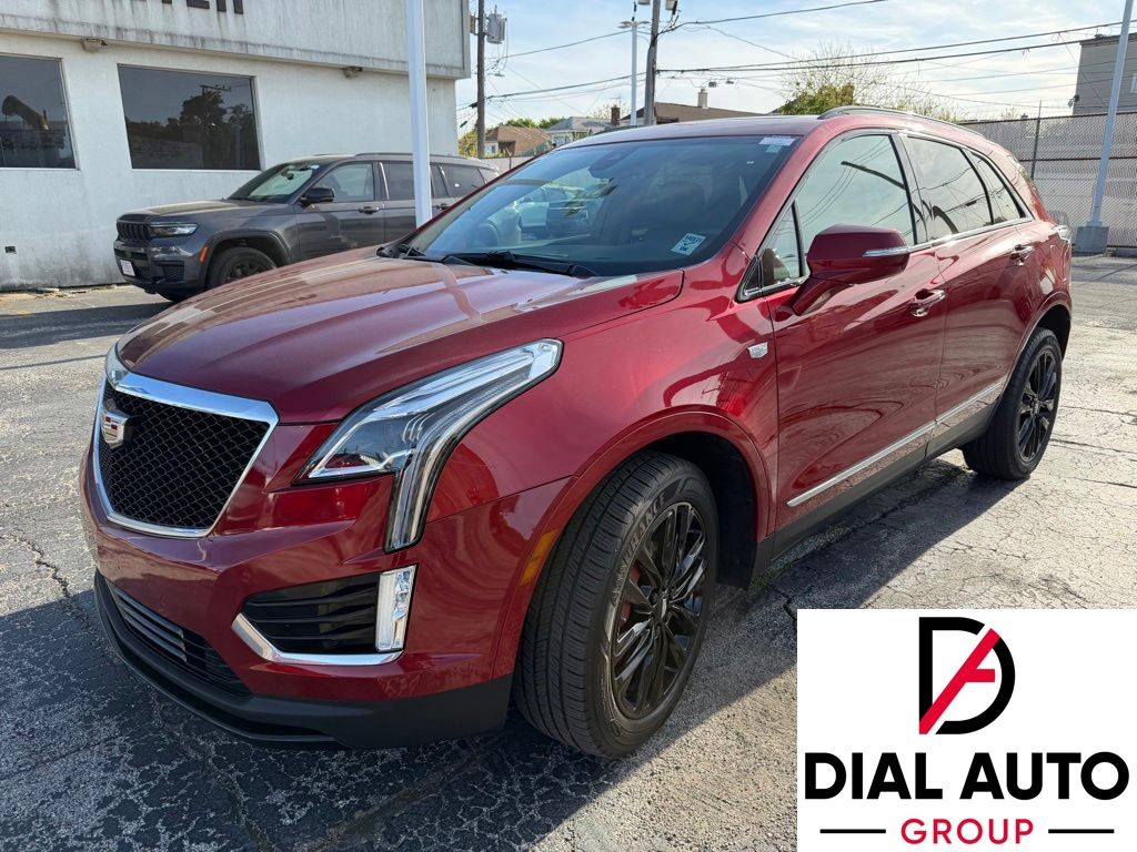 Radiant Red Tintcoat 2024 Cadillac XT5 Sport AWD SUV / Crossover Four-Wheel Drive 9-Speed Automatic
