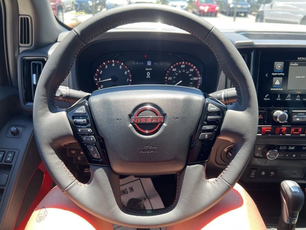 2025 Glacier White Nissan Frontier PRO-4X 4X4 Truck