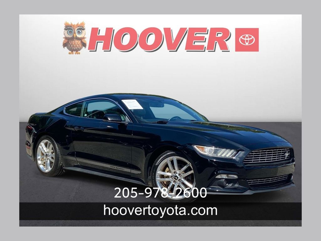 Shadow Black 2017 Ford Mustang Coupe Rear-Wheel Drive 6-Speed Automatic