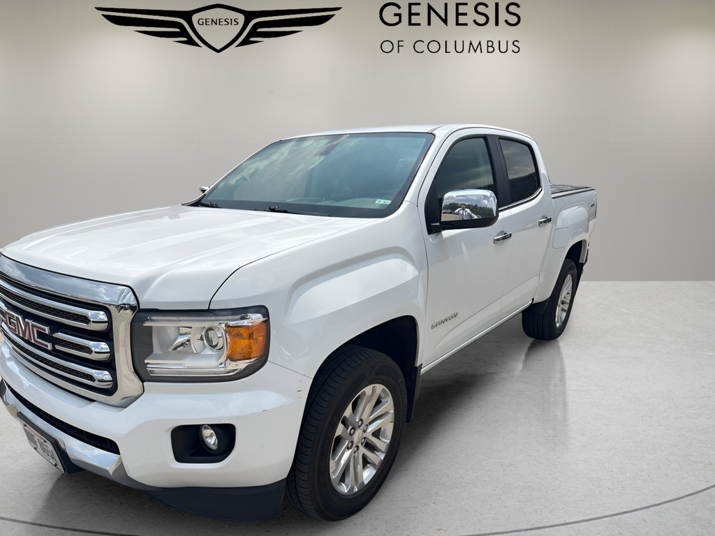 Summit White 2018 GMC Canyon Pickup Truck Four-Wheel Drive 8-Speed Automatic