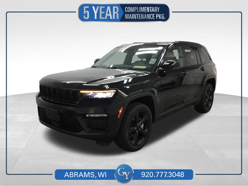 Diamond Black Crystal Pearlcoat 2023 Jeep Grand Cherokee SUV / Crossover Four-Wheel Drive 8-Speed Automatic