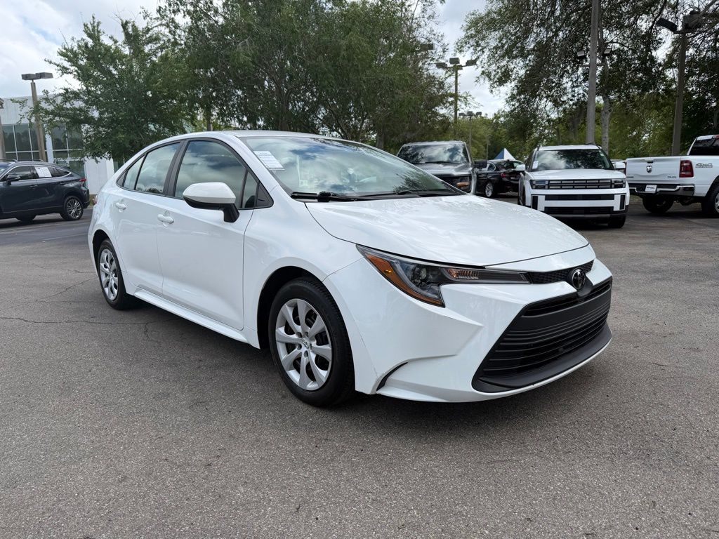 Ice 2024 Toyota Corolla LE FWD Sedan Front-Wheel Drive Continuously Variable Transmission