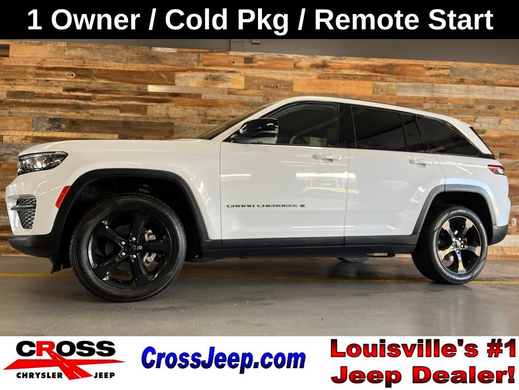 Bright White Clearcoat 2023 Jeep Grand Cherokee SUV / Crossover Four-Wheel Drive 8-Speed Automatic