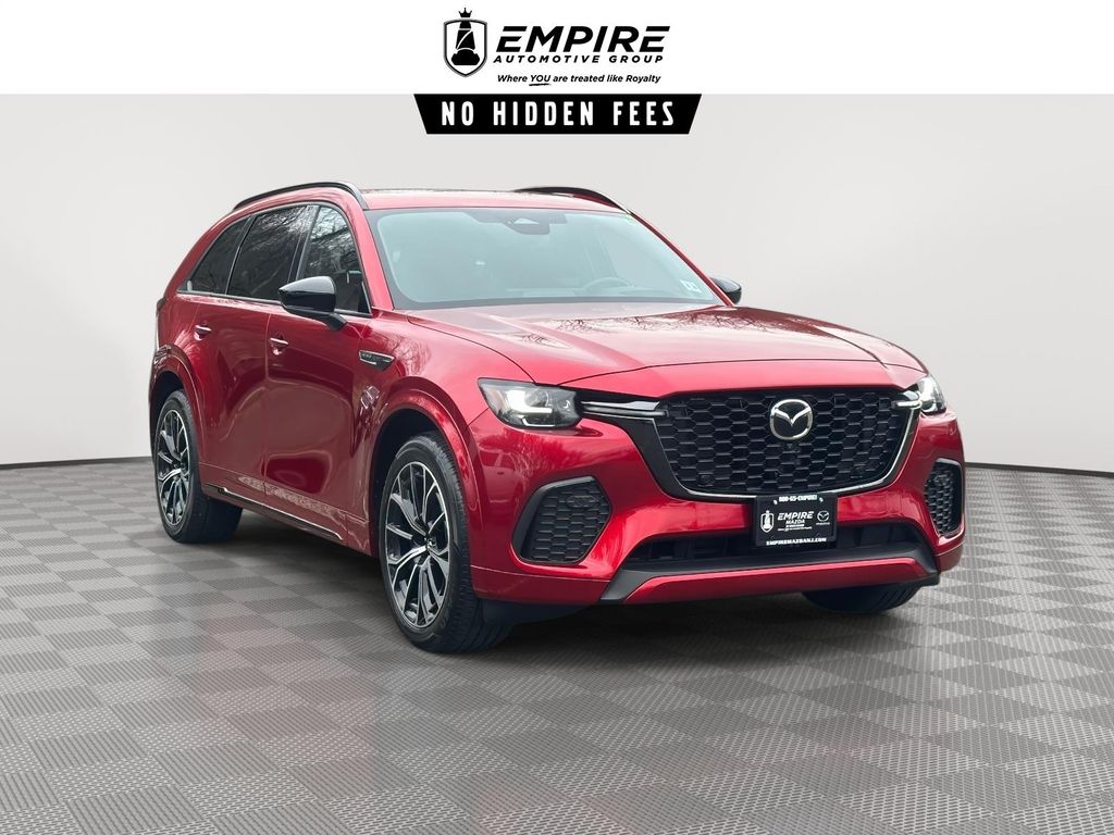 Soul Red Crystal Metallic 2025 Mazda CX-70 3.3 Turbo S Premium AWD SUV / Crossover All-Wheel Drive Automatic