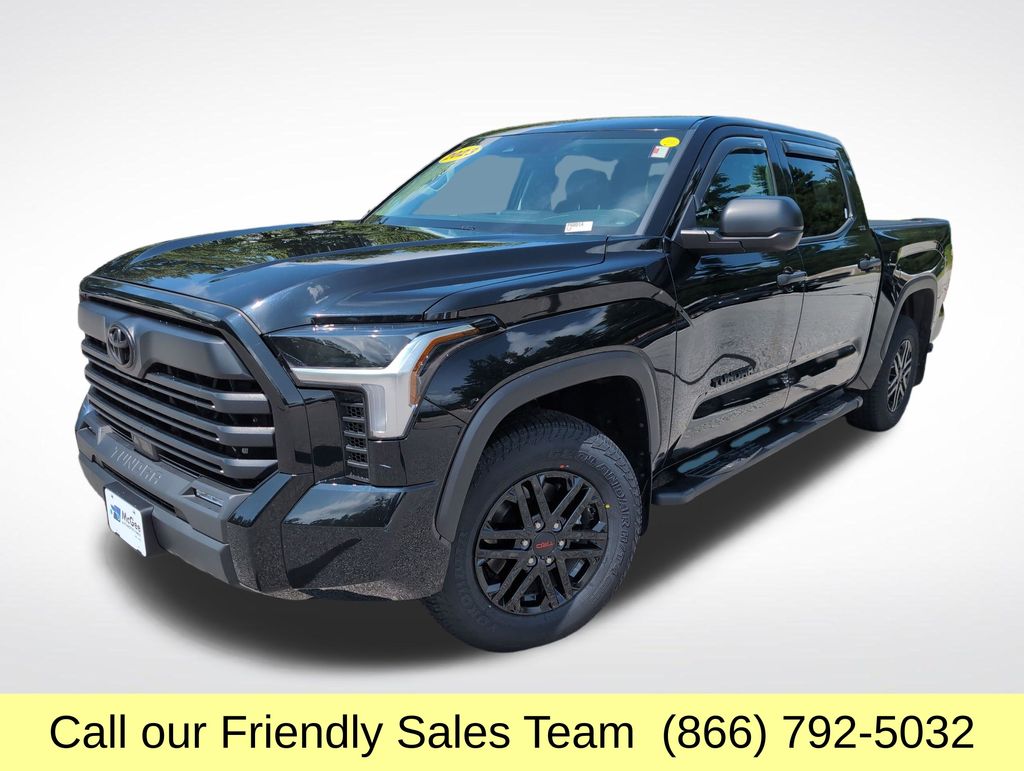 Midnight Black Metallic 2023 Toyota Tundra Pickup Truck Four-Wheel Drive Automatic