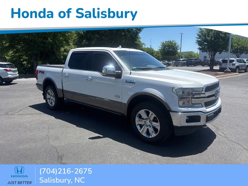 Oxford White 2019 Ford F-150 King Ranch SuperCrew 4WD Pickup Truck Four-Wheel Drive Automatic