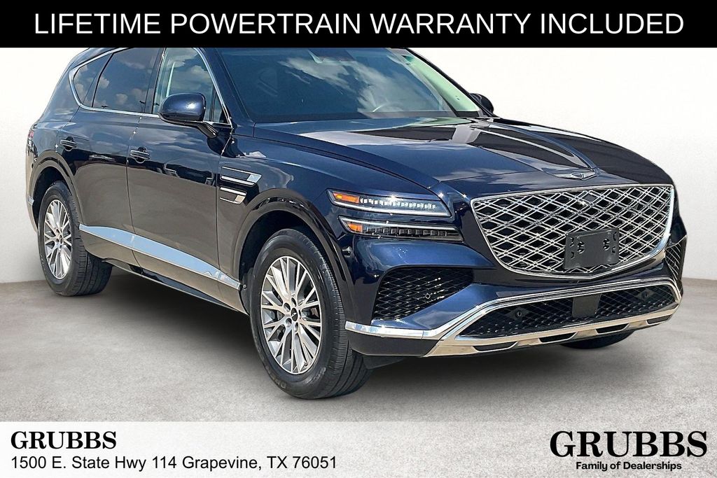 Capri Blue 2025 Genesis GV80 SUV / Crossover All-Wheel Drive 8-Speed Automatic