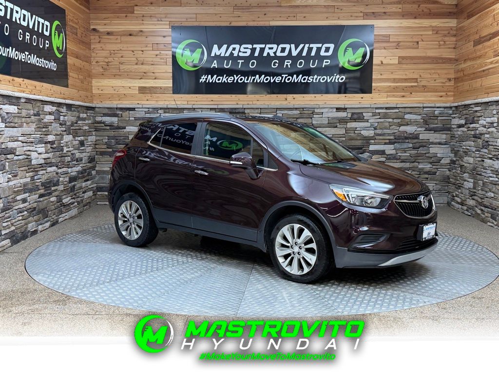 Black Cherry Metallic 2017 Buick Encore Preferred AWD SUV / Crossover All-Wheel Drive 6-Speed Automatic Overdrive
