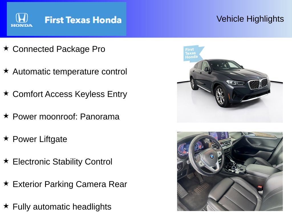 Used Car 2022 Bmw X4  Xdrive30i For Sale Under $35,000 In Austin, Texas