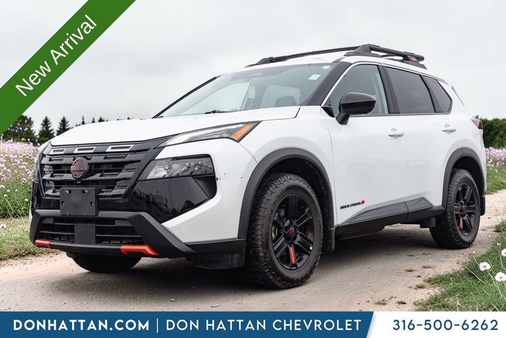 Everest White Pearl 2025 Nissan Rogue SUV / Crossover All-Wheel Drive Continuously Variable Transmission