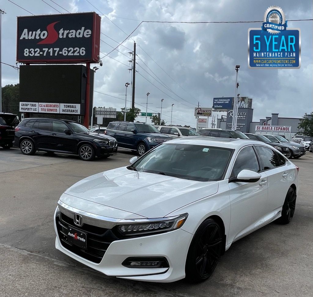 2018 Honda Accord Touring White at Cook Ford