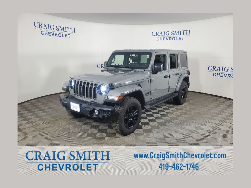 Sting-Gray Clearcoat 2022 Jeep Wrangler SUV / Crossover Four-Wheel Drive 8-Speed Automatic