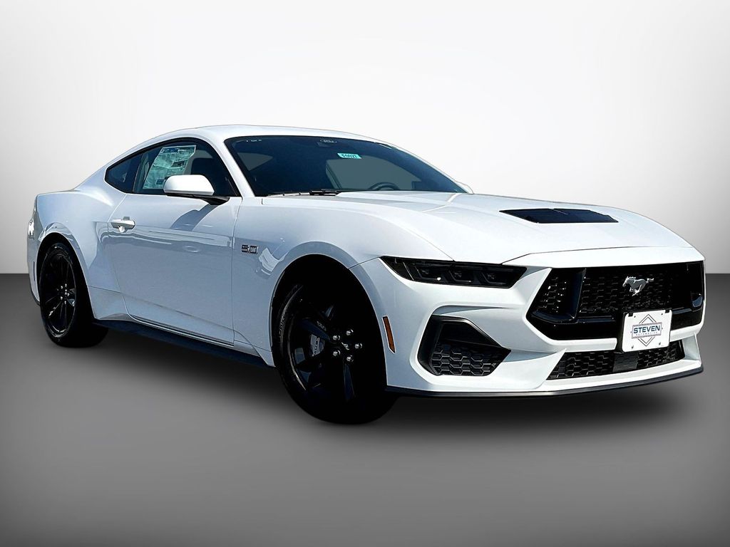 Oxford White 2026 Ford Mustang Coupe Rear-Wheel Drive 6-Speed Manual
